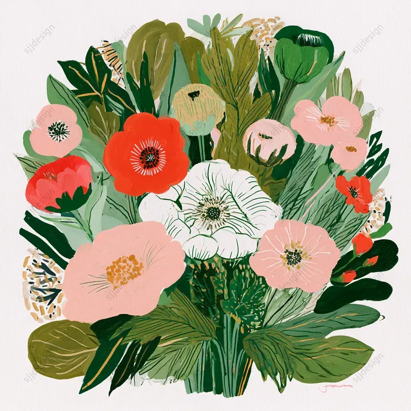 Folk Editorial Illustrations