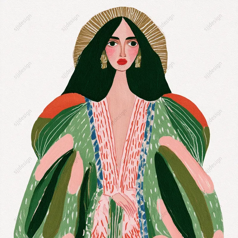 Folk Editorial Illustrations