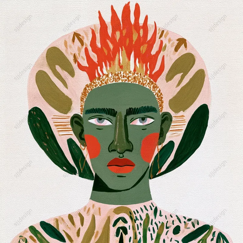 Folk Editorial Illustrations