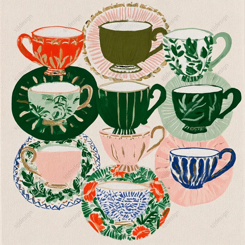 Folk Editorial Illustrations