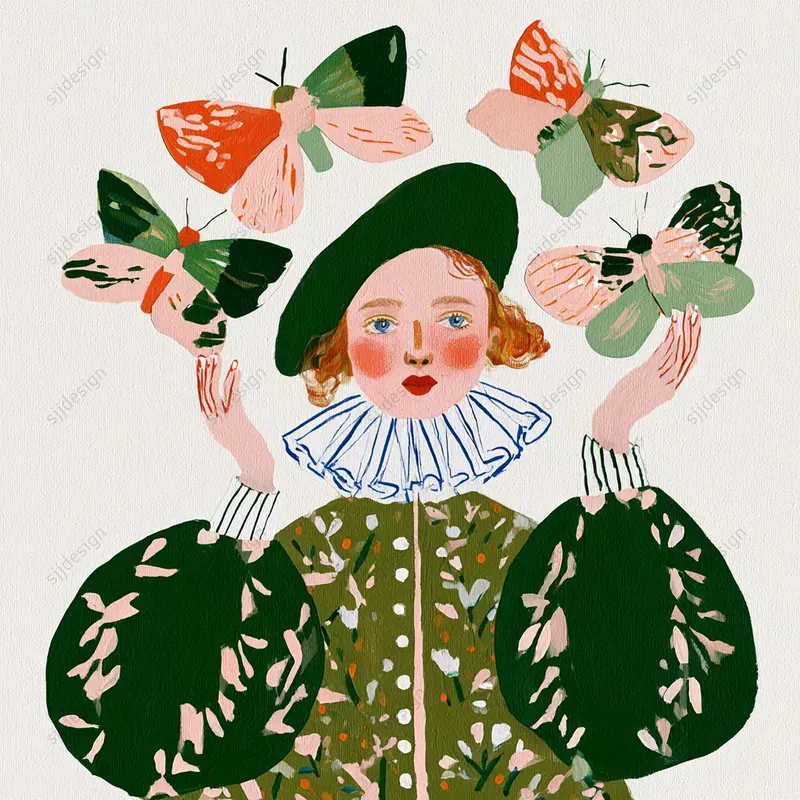 Folk Editorial Illustrations