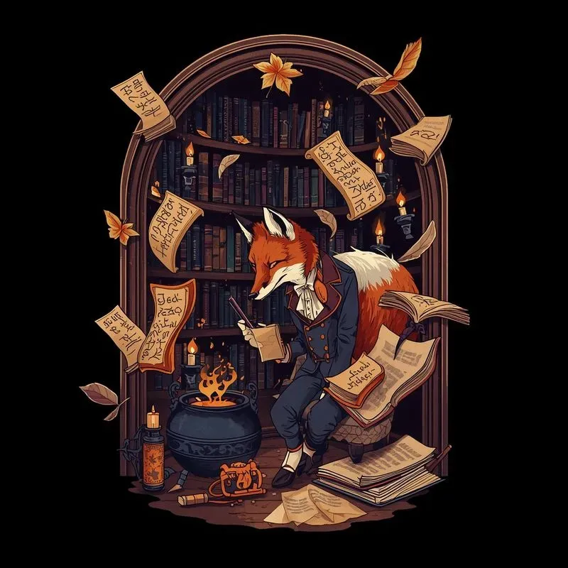 Haunted Library Animal Vectors