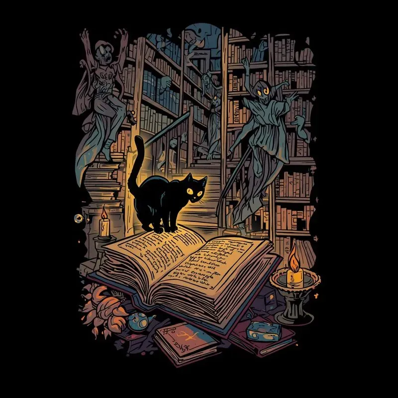 Haunted Library Animal Vectors