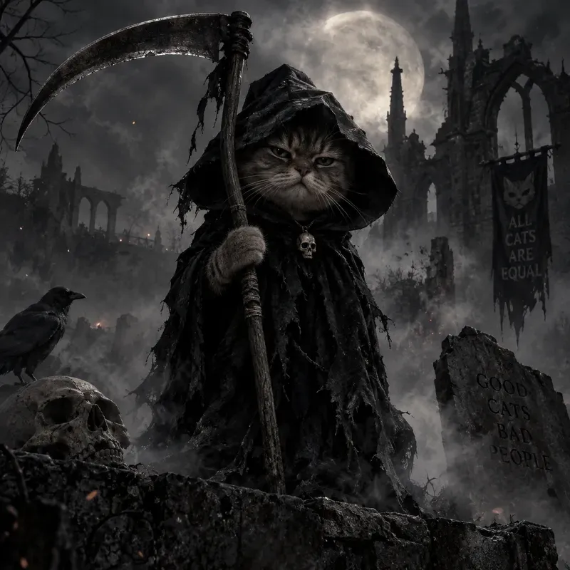 Dark Gothic Cats