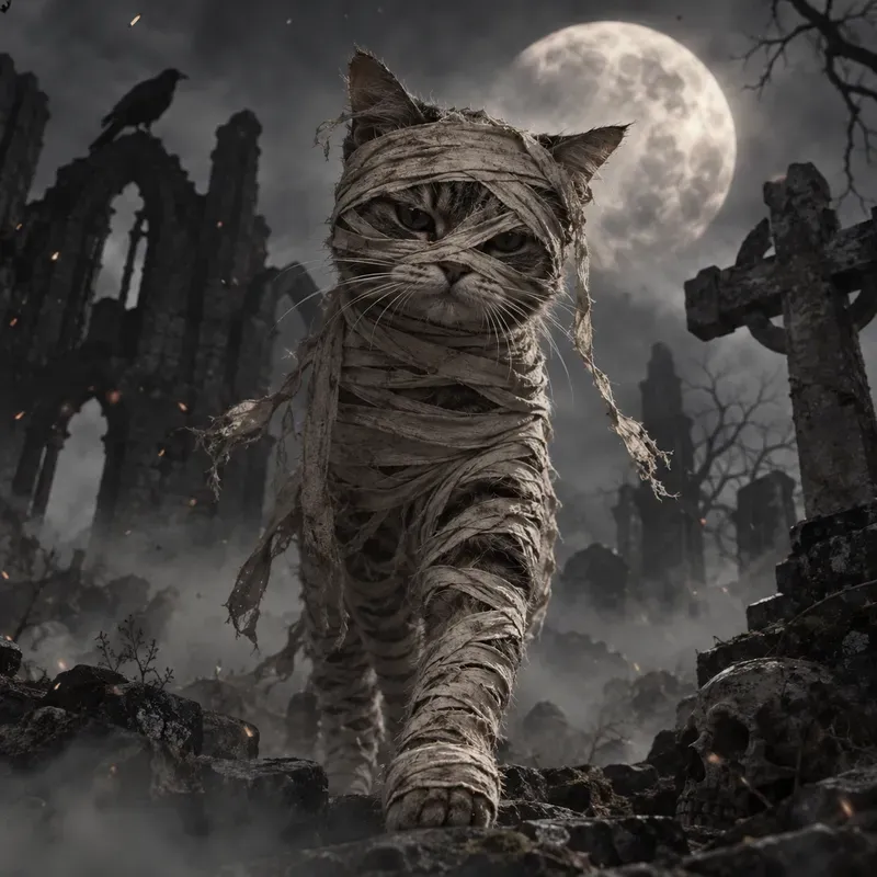 Dark Gothic Cats