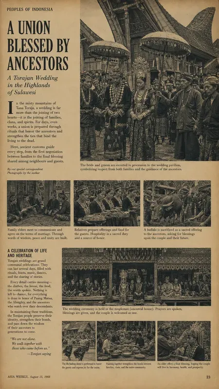 Vintage Documentary Magazine Spreads