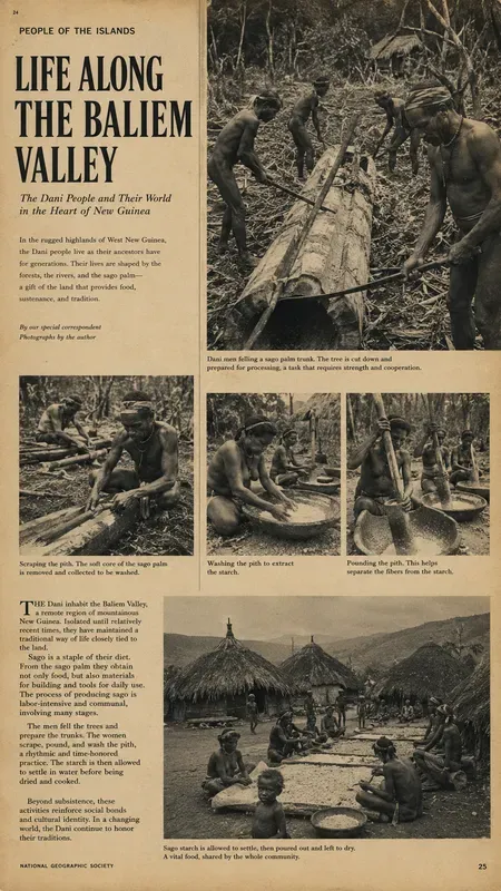 Vintage Documentary Magazine Spreads