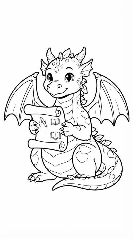 Cute 1character Coloring Book Pages Art