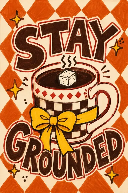 Retro Preppy Marker Doodle Posters