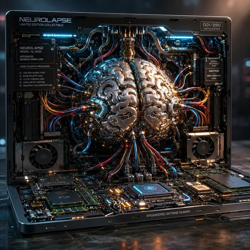 Biomechanical Brain Displays Series