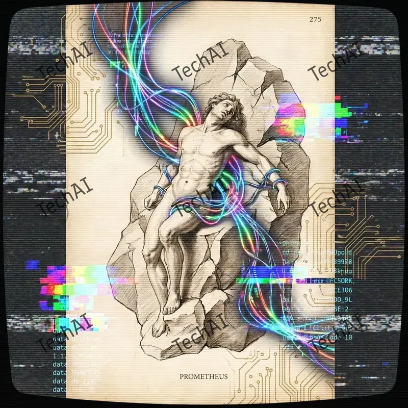 Glitch Core Greek Anatomical Art