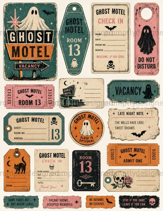 Halloween Paper Scraps