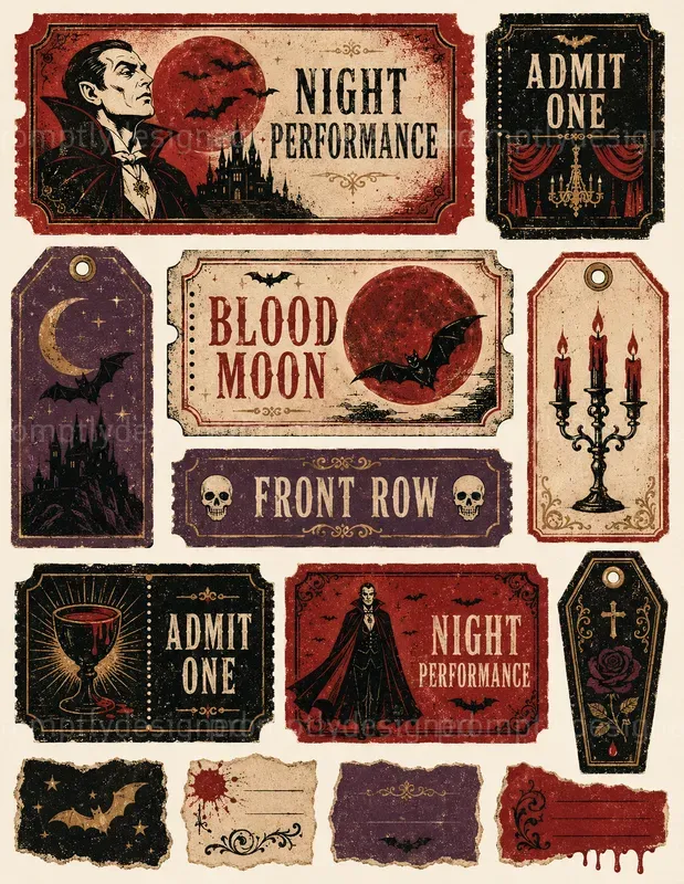 Halloween Paper Scraps