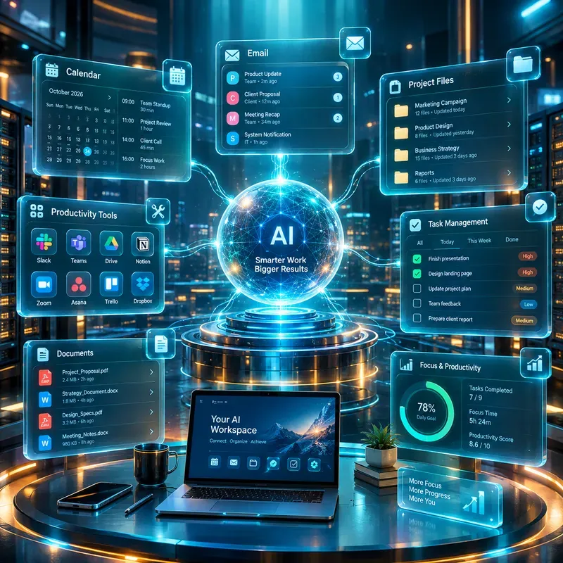 Network Futuristic Digital Connections