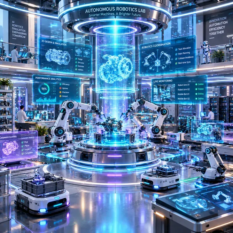 Network Futuristic Digital Connections