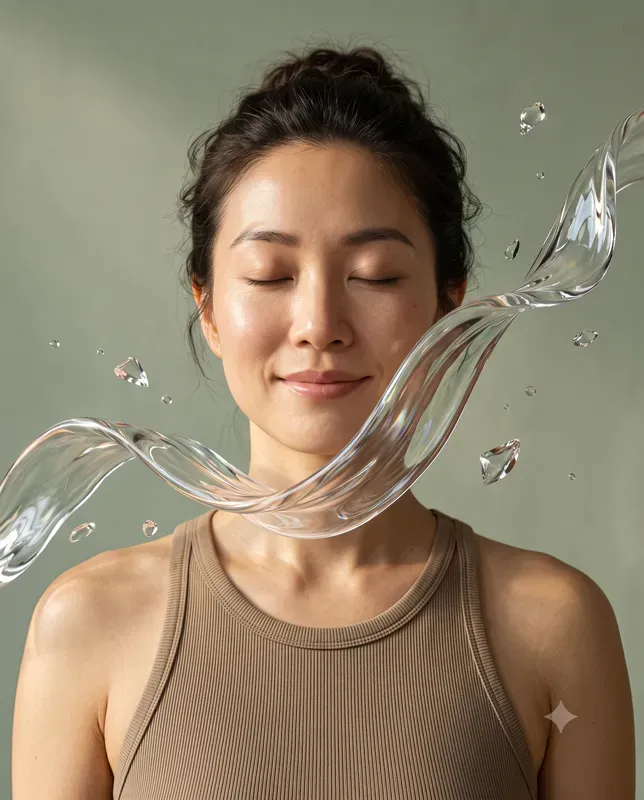 Liquid Glass Emotion Portrait Ads