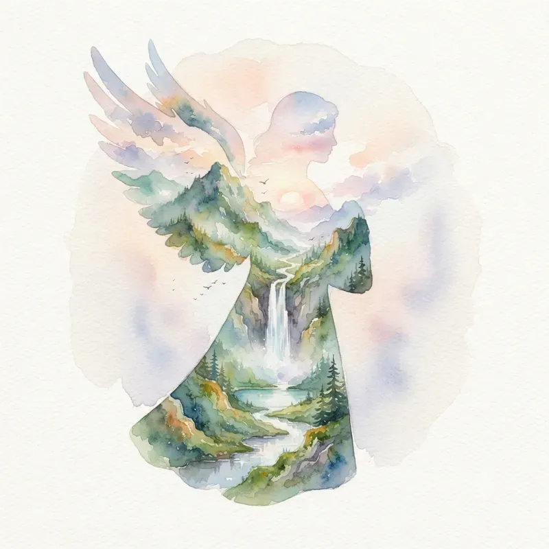 Artistic Double Exposure Silhouettes