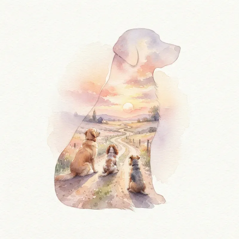 Artistic Double Exposure Silhouettes