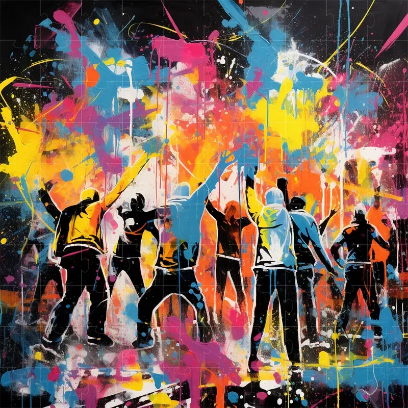 Festival Graffiti Film Grain