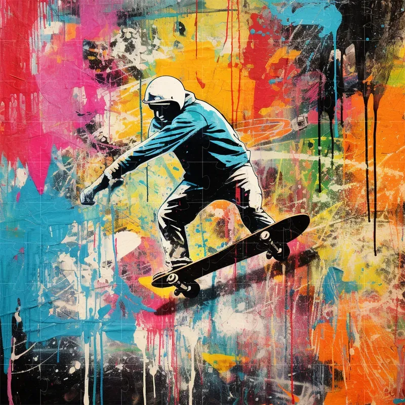 Festival Graffiti Film Grain