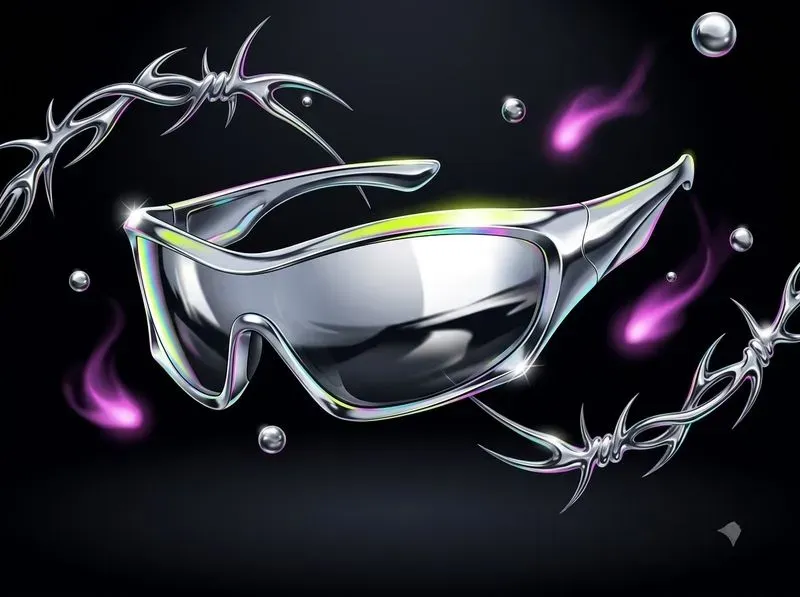 Y2k Liquid Chrome Cybercores