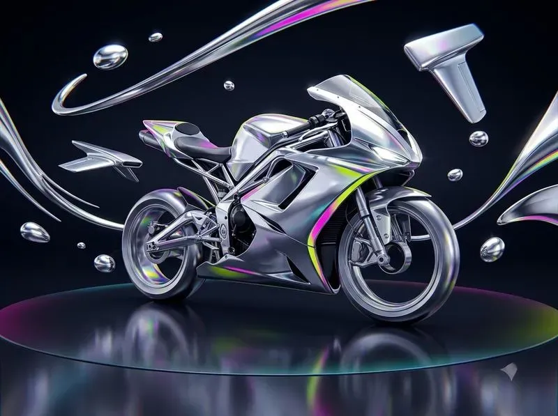 Y2k Liquid Chrome Cybercores