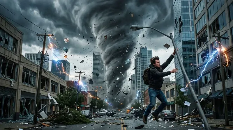Cinematic Tornado Vortex Human Packs