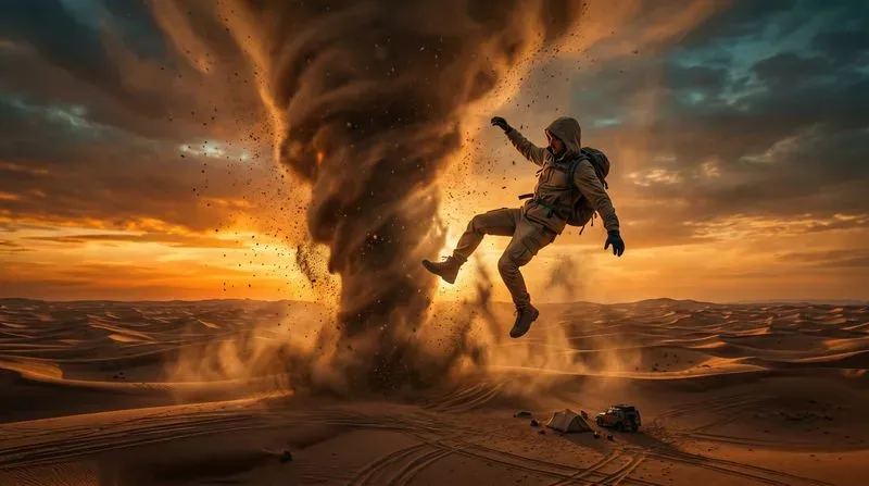 Cinematic Tornado Vortex Human Packs