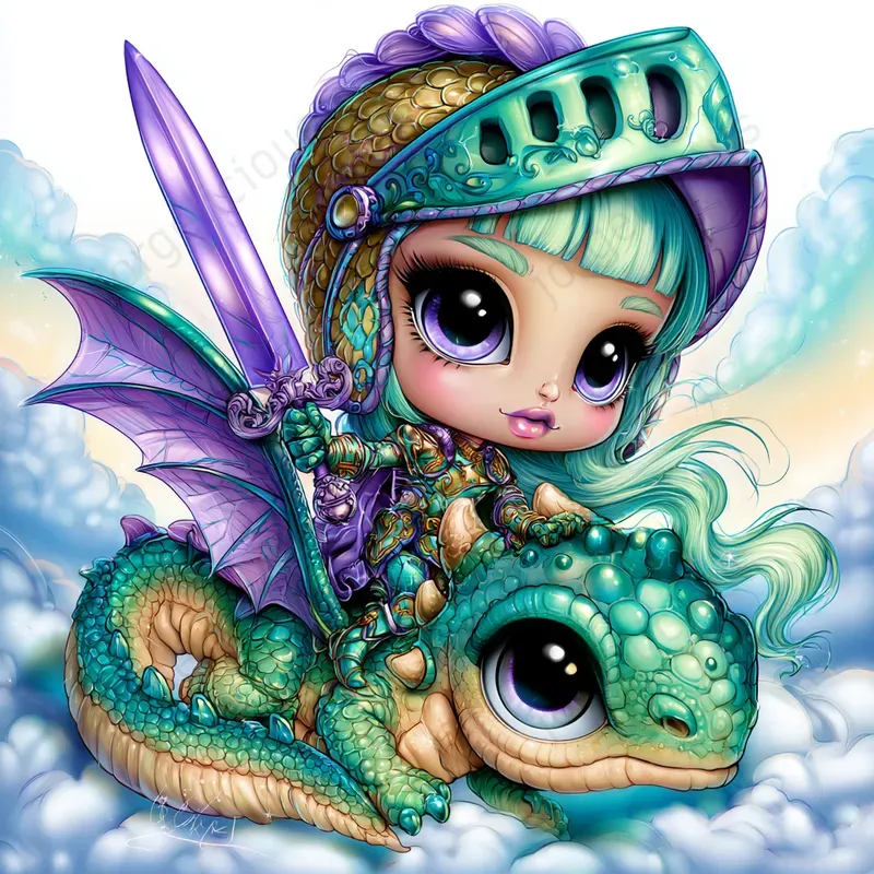 Cute Glossy Chibi Illustrations