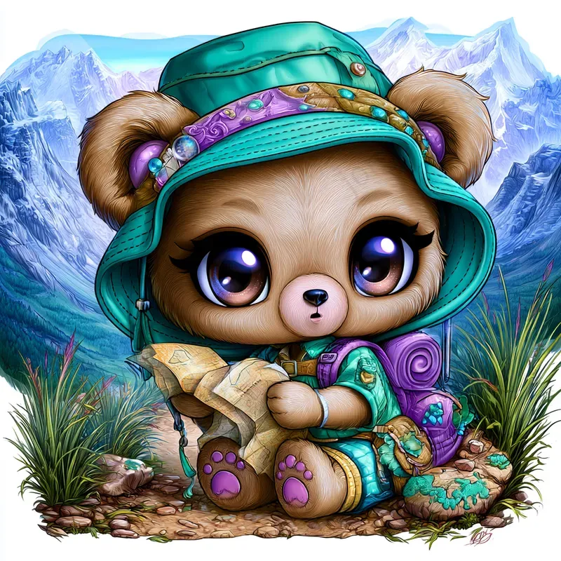 Cute Glossy Chibi Illustrations