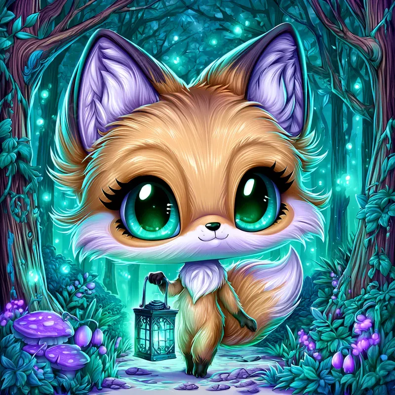 Cute Glossy Chibi Illustrations