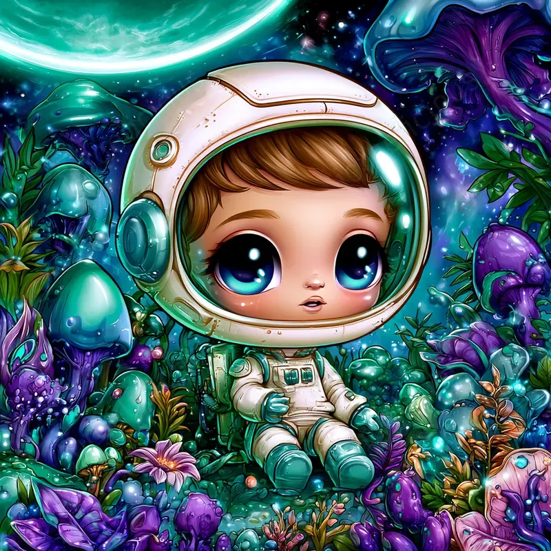 Cute Glossy Chibi Illustrations