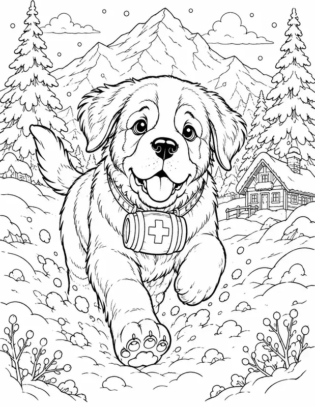 Whimsical Animal Coloring Book Pages