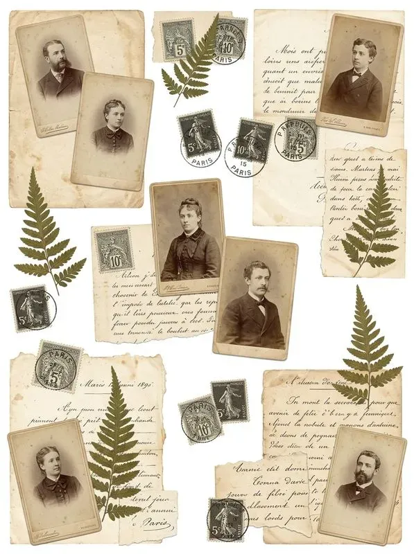 Vintage Ephemera Junk Journal Kits
