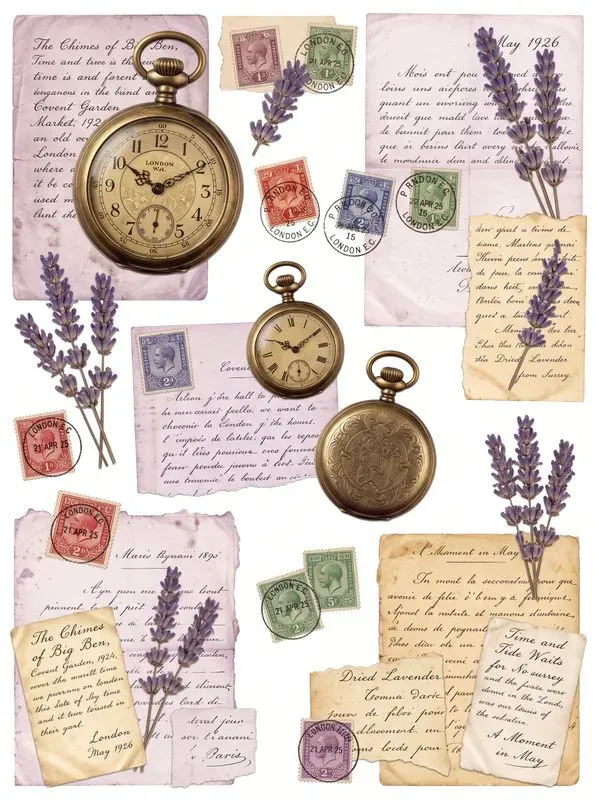 Vintage Ephemera Junk Journal Kits