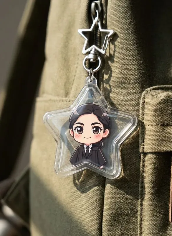 Cute Anime Chibi Acrylic Keychains