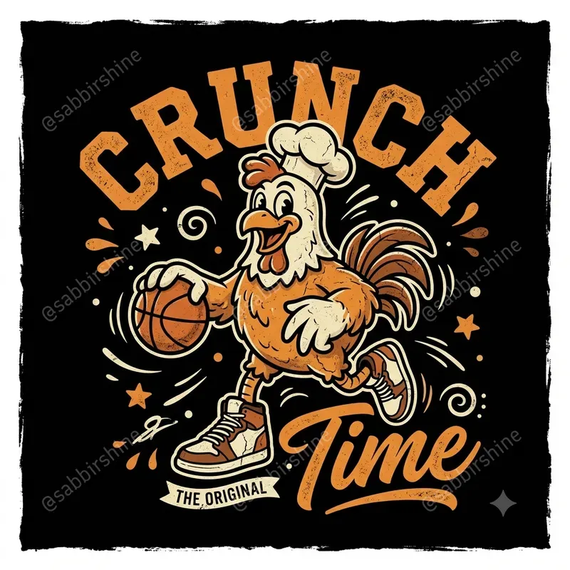 Vintage Food Mascot Tee Creators