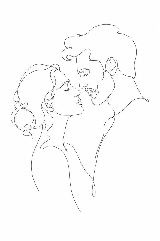 Minimalist Line Art Portrait Generator