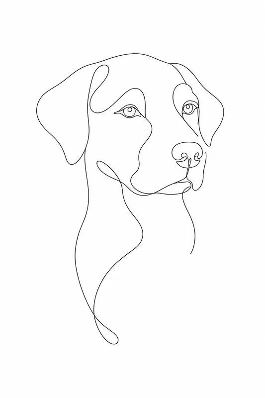 Minimalist Line Art Portrait Generator