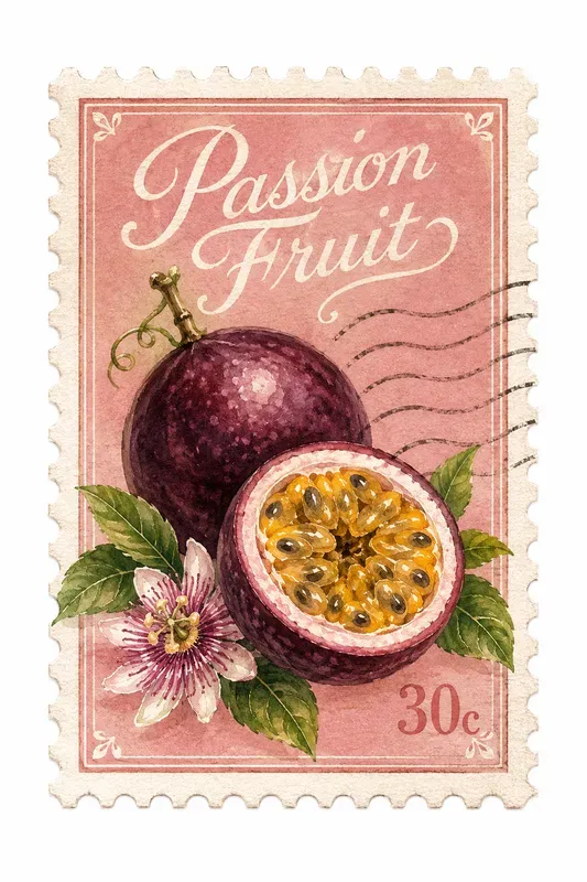 Vintage Watercolor Postage Stamps