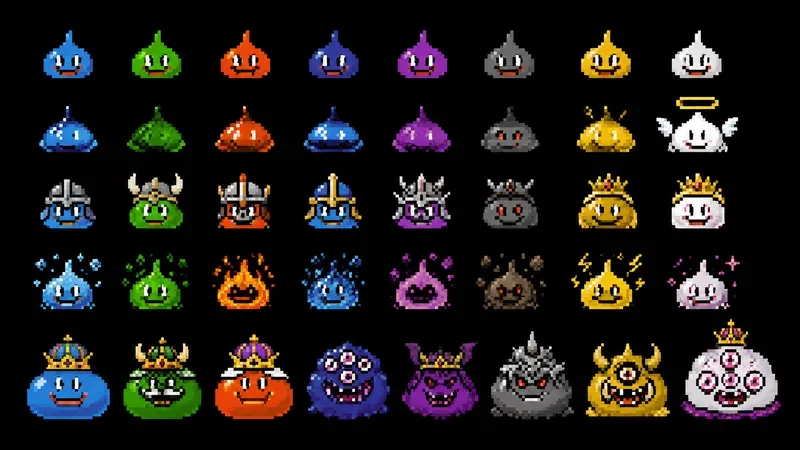 8bit RPG Enemy Sprite Sheet Generator