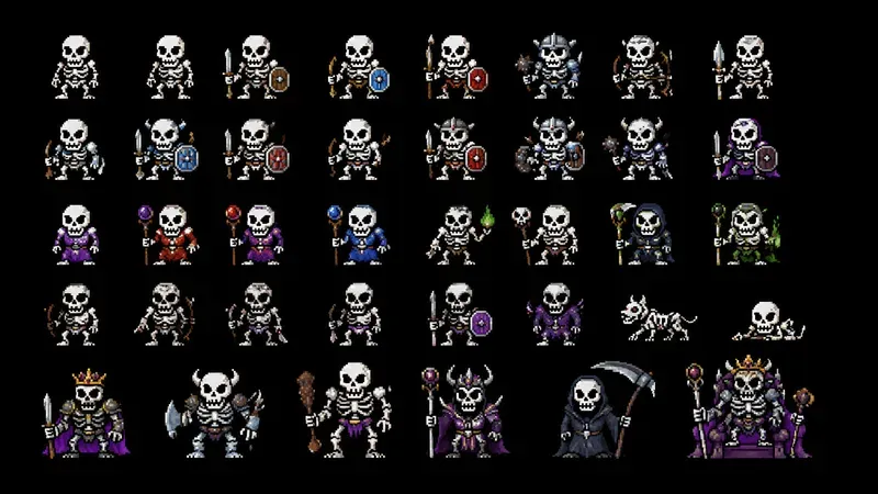 8bit RPG Enemy Sprite Sheet Generator