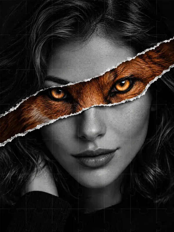 Surreal Animal Eyes Portraits