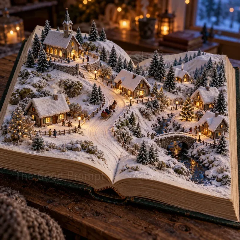 Winter Villages In Everyday Objects