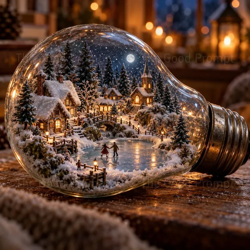 Winter Villages In Everyday Objects