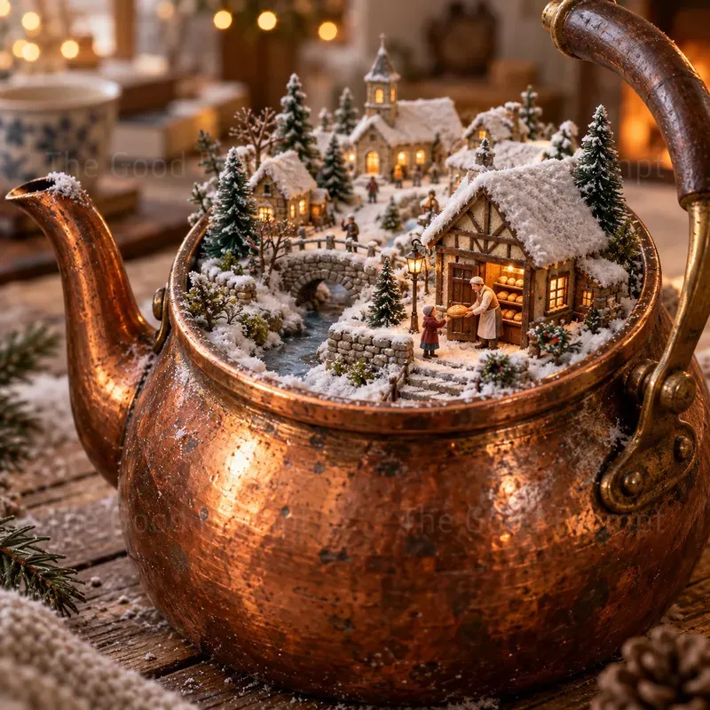Winter Villages In Everyday Objects
