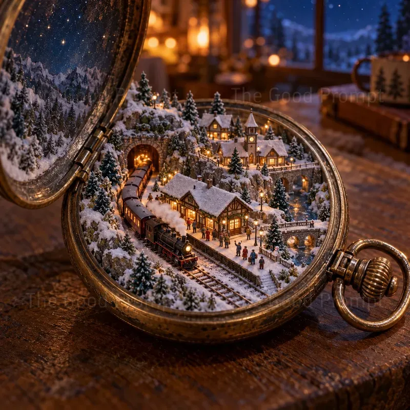 Winter Villages In Everyday Objects