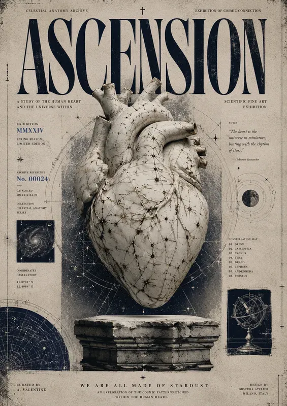 Dark Academia Vintage Poster Art