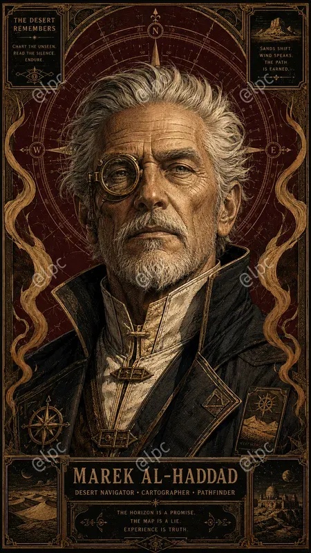Ornate Engraved Character Posters