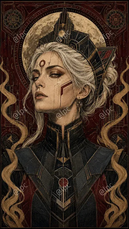 Ornate Engraved Character Posters